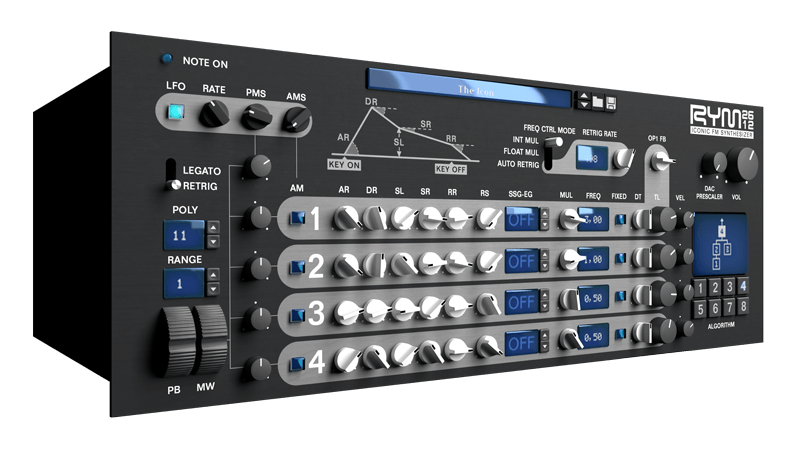 RYM2612 Iconic FM Synthesizer